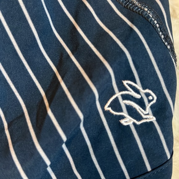 Navy color Rabbit Running shorts - Picture 3 of 5